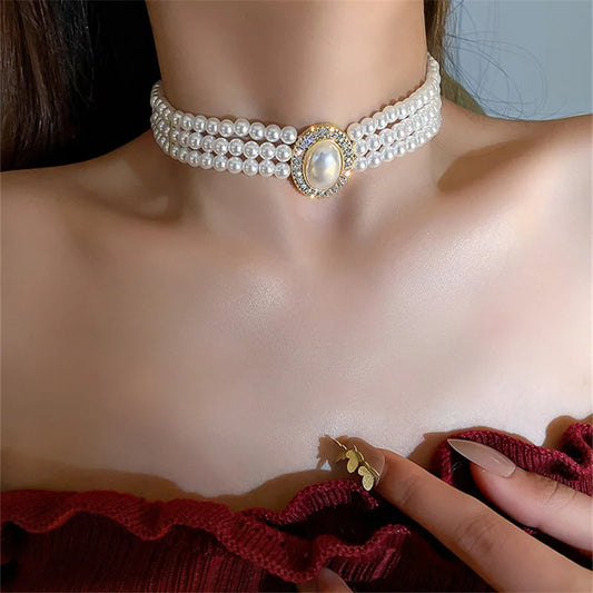 Shine in the luxury of pearls and elegance of details with a royal touch that complements your look.